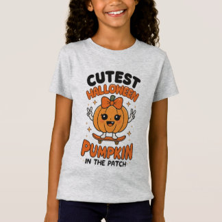 Cutest Pumpkin in Patch - Cute Halloween T Shirt
