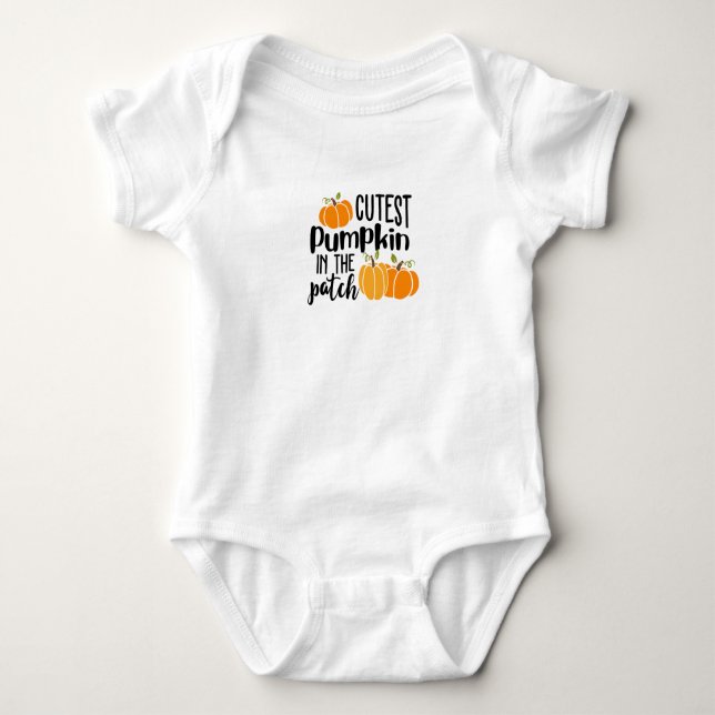 Cutest Pumpkin in Patch T Shirt (Framsida)