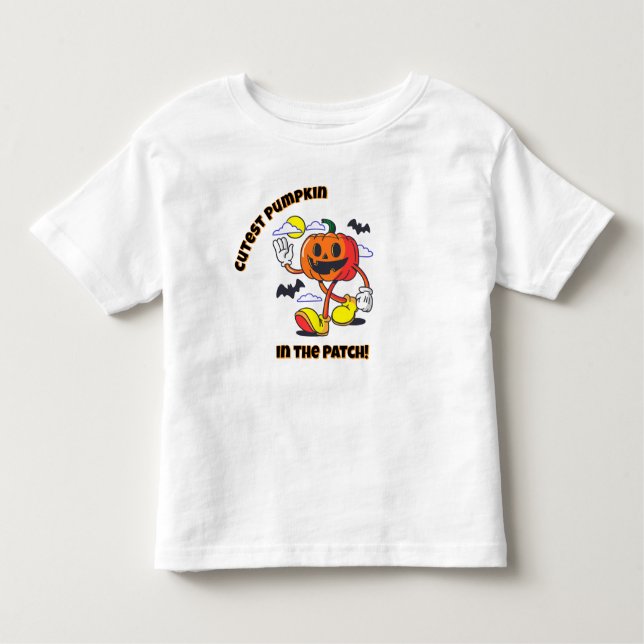 Cutest Pumpkin in the Patch! Halloween T-Shirt (Framsida)