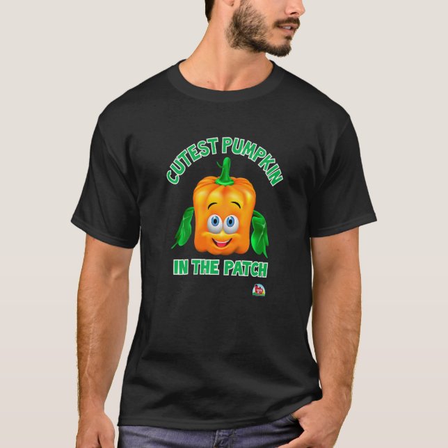 Cutest Pumpkin in the Patch  Spookley the Square P T Shirt (Framsida)