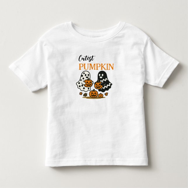 Cutest Pumpkin Spöken T Shirt (Framsida)