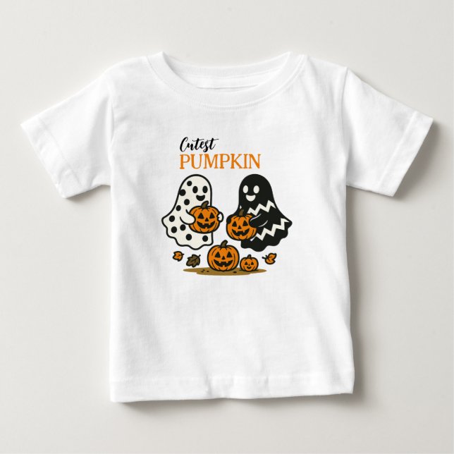 Cutest Pumpkin Spöken T Shirt (Framsida)