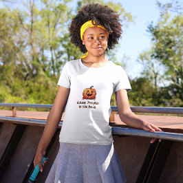 Cutest Pumpkin Tecknad Halloween Orange Text T Shirt