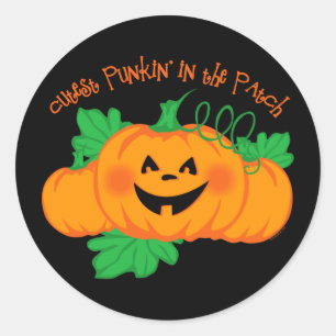 Cutest Punkin's Patch Runt Klistermärke