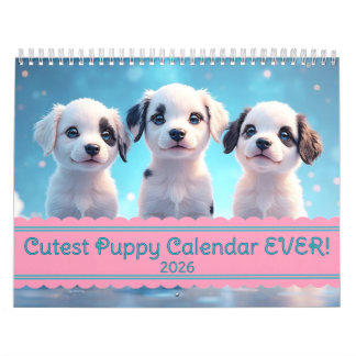 Cutest Puppy Calendar EVER! Kalender