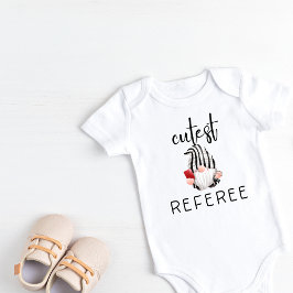 Cutest Referee Baby Kortärmad Bodykoste T Shirt