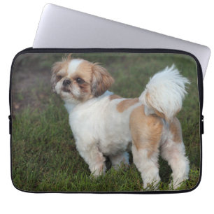 Cutest shih tzu laptop fodral