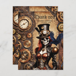 Cutest Steampunk Skeleton Tack Kort
