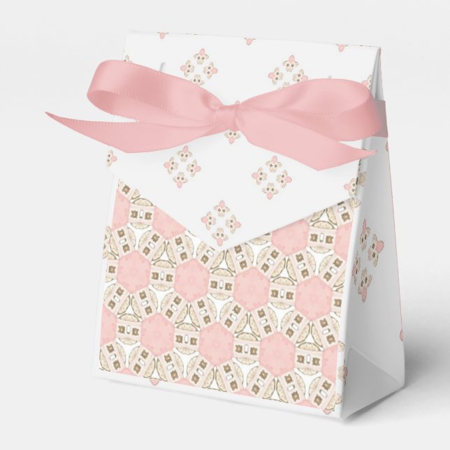 Cutest Stinkins rosa box! Shower Baby Bröllop Presentaskar (Framsidan Sidan)