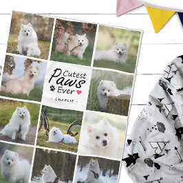 Cutest Tassar någonsin Modern Family Hund Photo Co Fleecefilt