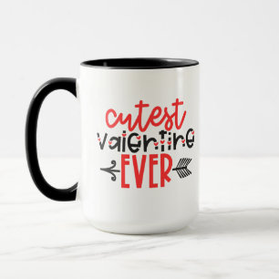 Cutest valentine ever kärlek hugs kisses valentins mugg