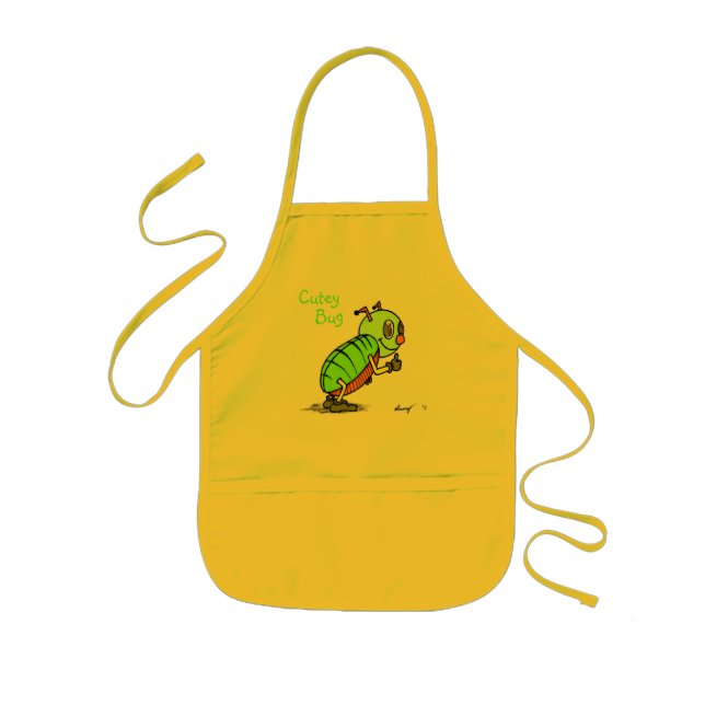 Cutey Kryp Aprons Barnförkläde (Framsidan)