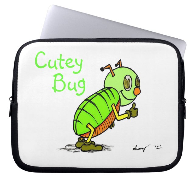 Cutey Kryp Laptop sleeve (Framsidan)