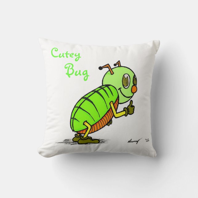 Cutey Kryp Pillow Kudde (Framsida)