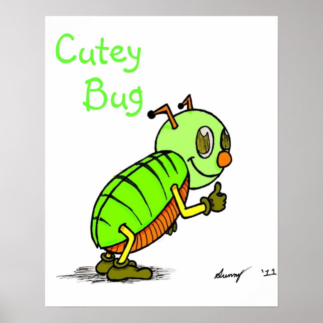 Cutey Kryp Poster (Framsidan)