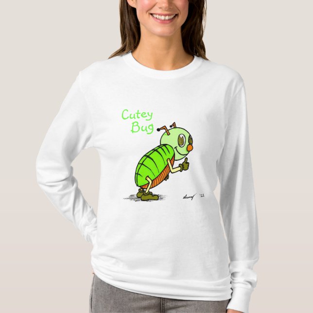 Cutey Kryp Shirts Tröja (Framsida)