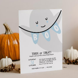 CUTGHOST BOO TRICK ELLER TREATS KIDS HALLOWEEN INBJUDNINGAR