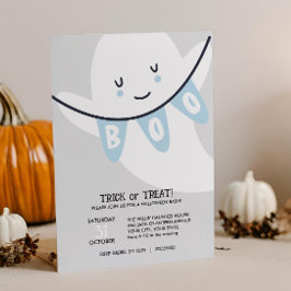 CUTGHOST BOO TRICK ELLER TREATS KIDS HALLOWEEN INBJUDNINGAR