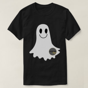 CUTGHOST WHITE FÄRG MED LOGOTYP AV BRANSCHER FÖR F T SHIRT