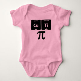 CuTi Pi - Baby Jersey Bodykostym (Rosa) Tee Shirt