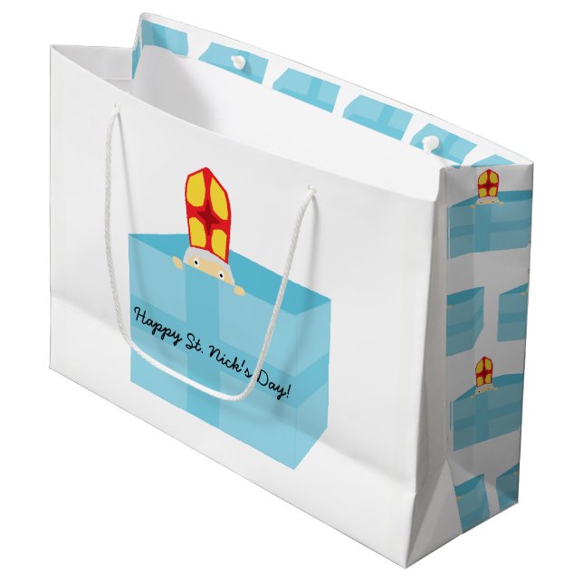 Cuticious Kids Art Funny St Nicholas Sinterklaas (Framsidan Vinklad)