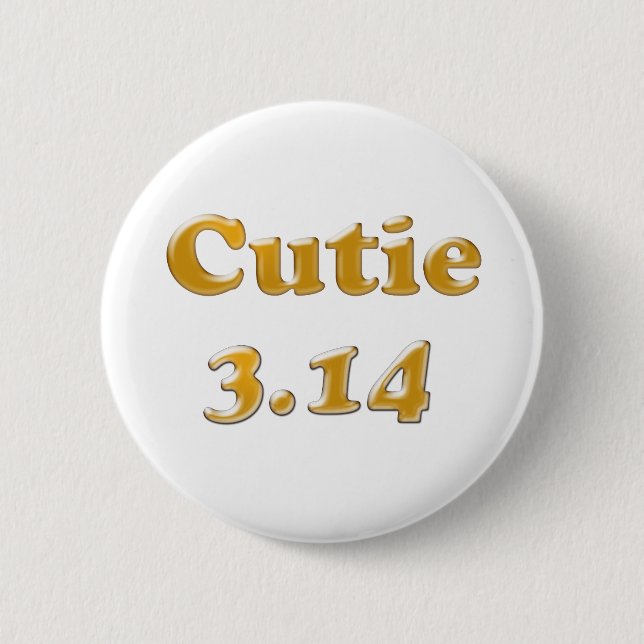 Cutie 3.14 Pi Day Knapp (Framsida)