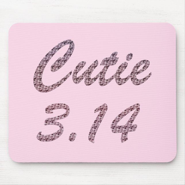Cutie 3.14 Pi Day Rosa Musmatta (Framsidan)
