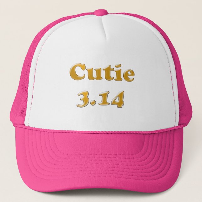 Cutie 3.14 Pi Day Truckerkeps (Framsida)