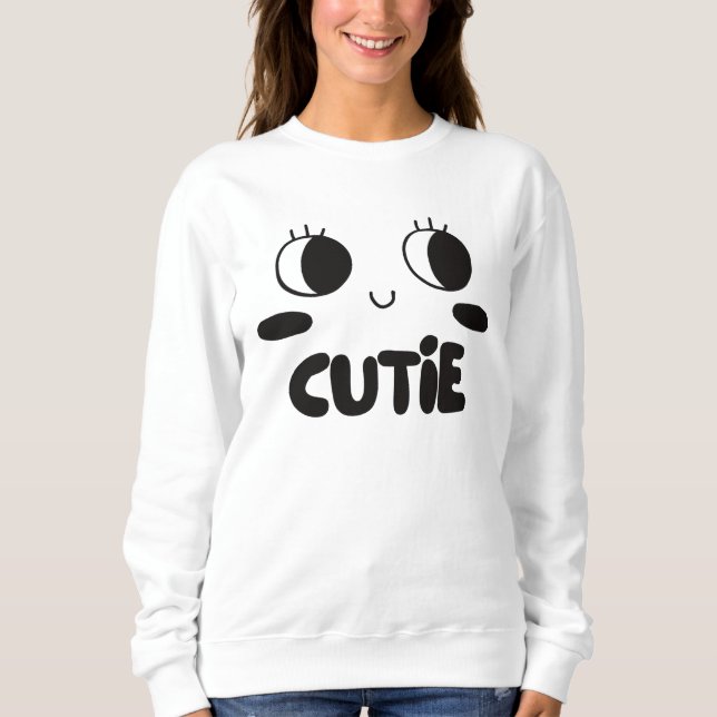 cutie ansikte t shirt (Framsida)