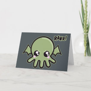 Cutie Baby Cthulhu Kort