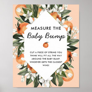 Cutie Baby Shower mäter Baby-buffelspelet Poster