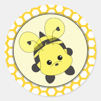 Cutie Bee Runt Klistermärke