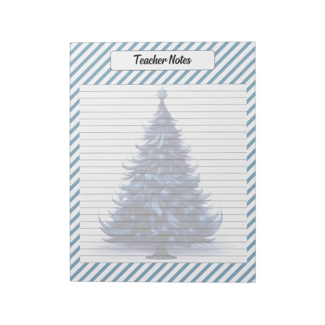 Cutie Blue-jul Anteckningsblock (Roterad)
