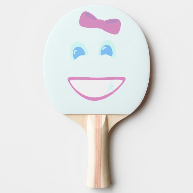 Cutie Bow Ansikte Pingisracket (Framsidan)