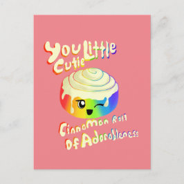 Cutie Cinnamon Roll för Pridet 2019 Vykort