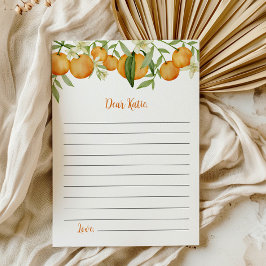 Cutie Citrus Birthday Capsule-meddelandekort Tack Kort