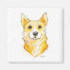 Cutie Corgi Magnet