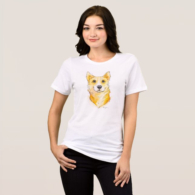 Cutie Corgi T Shirt (Framsida Full)