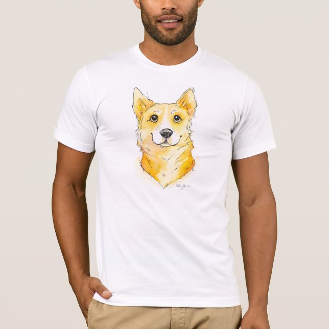 Cutie Corgi T Shirt (Framsida)