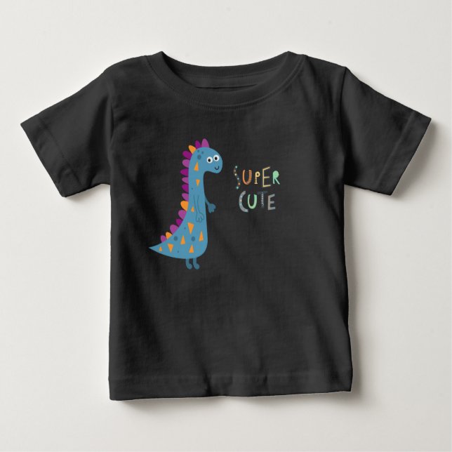 Cutie Dinosaur Baby T-Shirt (Framsida)