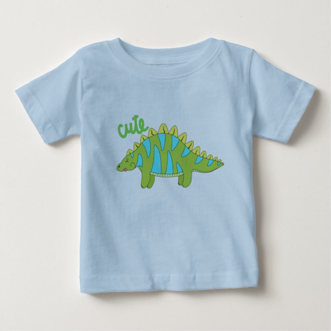 Cutie Dinosaur Baby T-Shirt (Framsida)