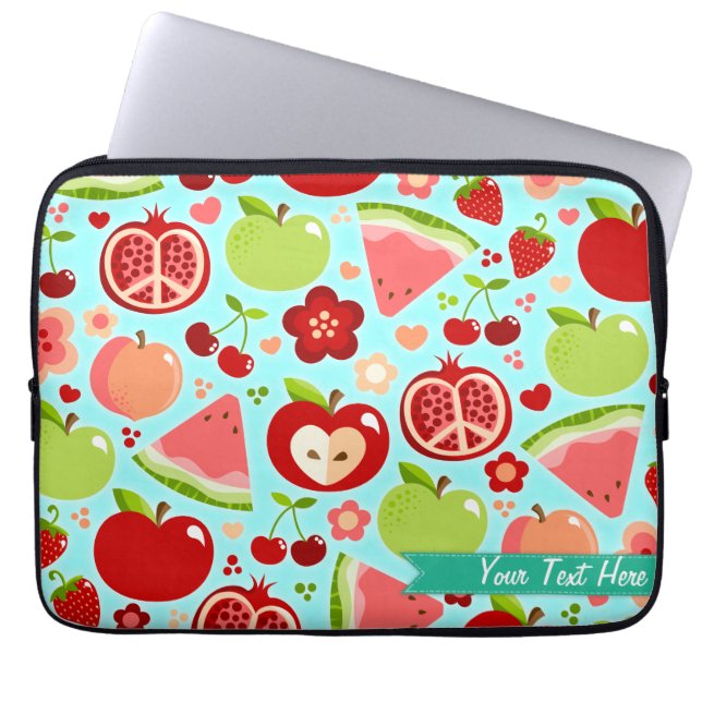 Cutie Fruities Laptop Sleeve (Framsidan)