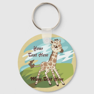 Cutie giraff Keychain Nyckelring