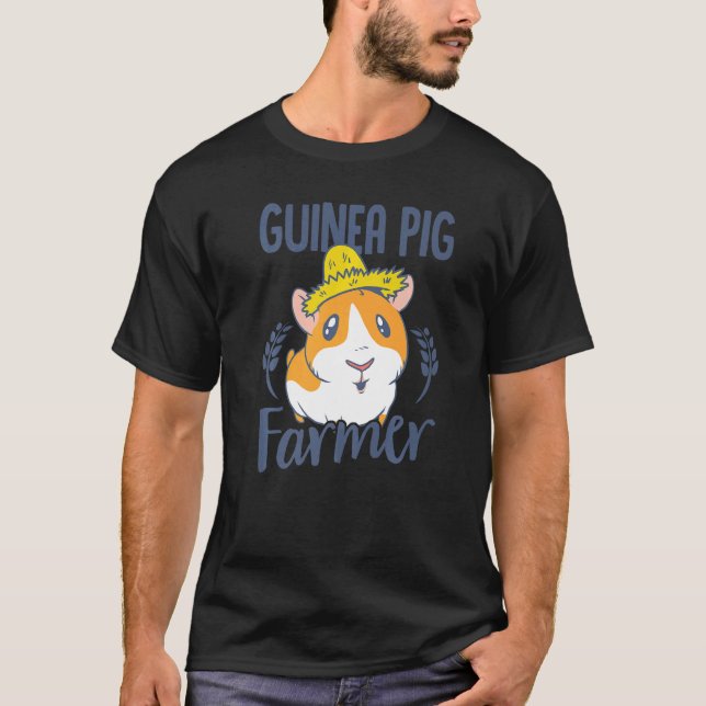 Cutie Guinea Pig Farmer Pig Owner Animals Cavy Pet T Shirt (Framsida)