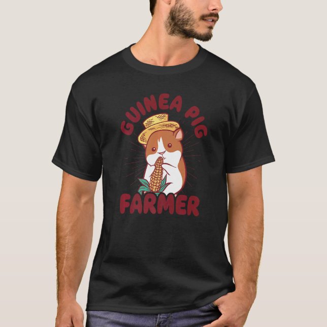 Cutie Guinea Pig Farmer Pig Owner Animals Cavy Pet T Shirt (Framsida)