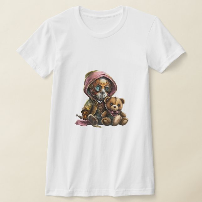 Cutie Horror T Shirt (Laydown)