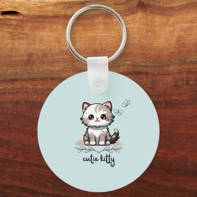 Cutie Kattunge Nyckelring (Baksida)
