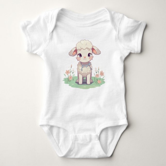 Cutie Lamb T Shirt (Framsida)