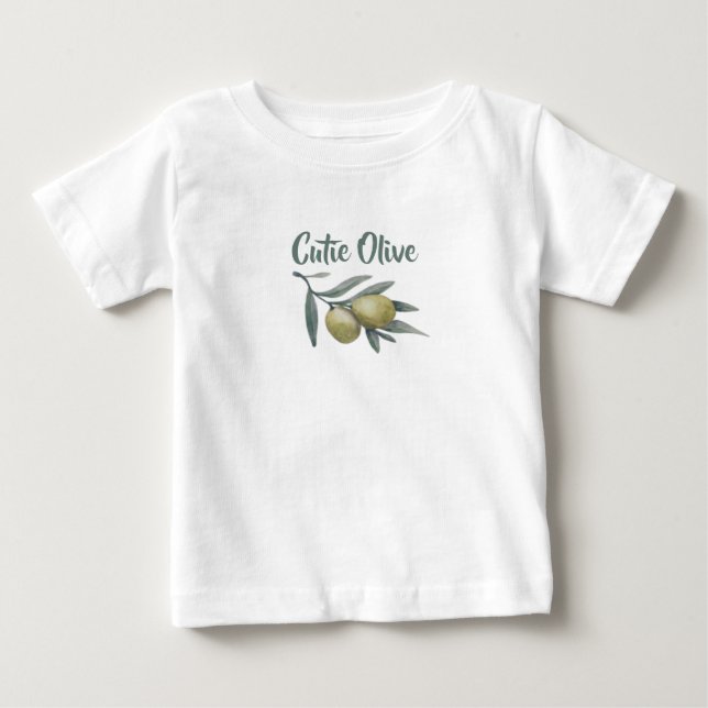 Cutie Olive T Shirt (Framsida)