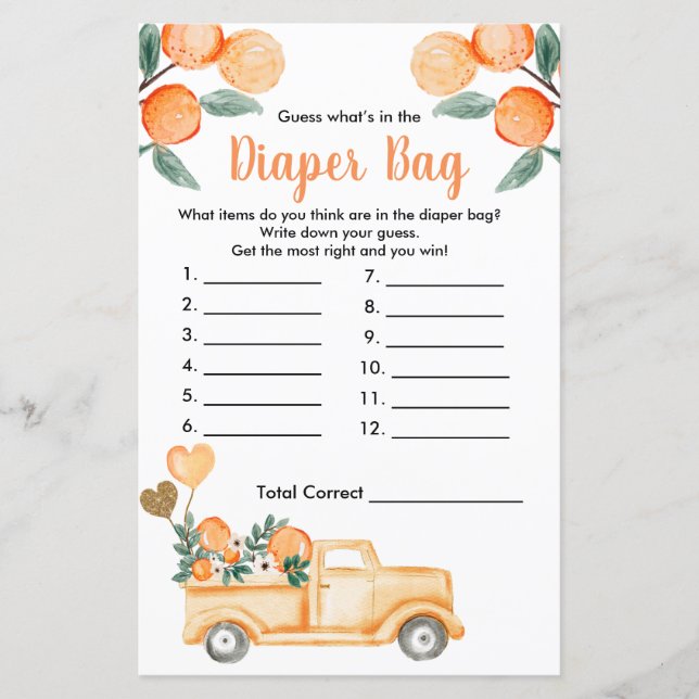 Cutie Orange Citrus gissar vad som finns i tidning (Framsida)